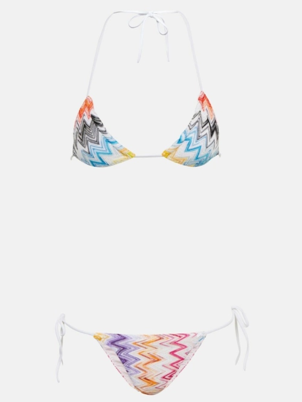 Missoni multicolored zig zag swimsuit